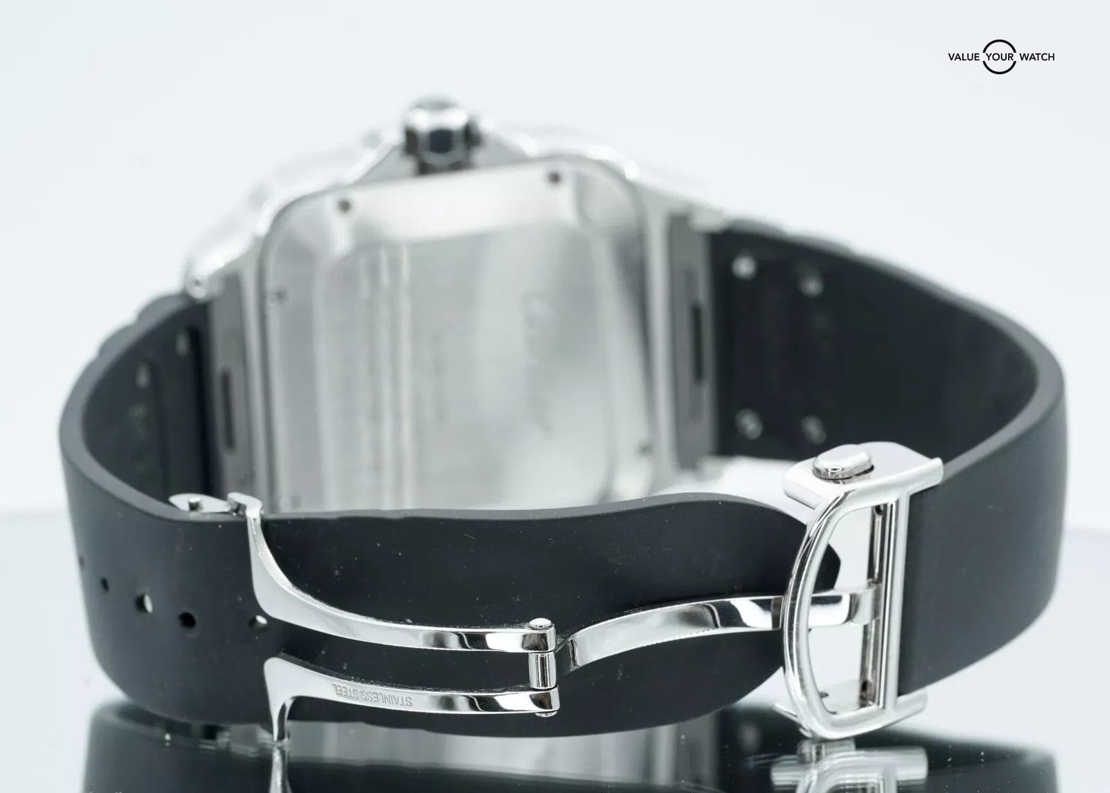 Cartier Santos de Cartier Chronograph XL WSSA0017 Silver Dial BOXES/PAPER! - Image 15