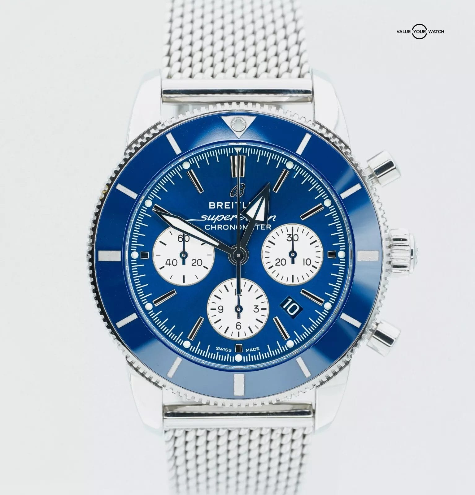 Breitling Superocean Heritage II AB0162 Chronograph B01 Blue Dial BOX/PAPERS!