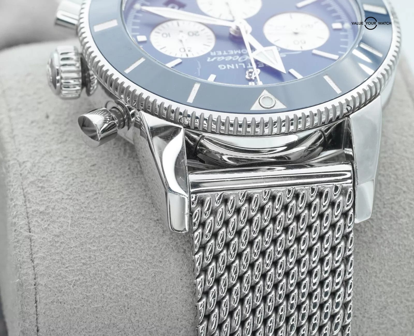 Breitling Superocean Heritage II AB0162 Chronograph B01 Blue Dial BOX/PAPERS! - Image 8