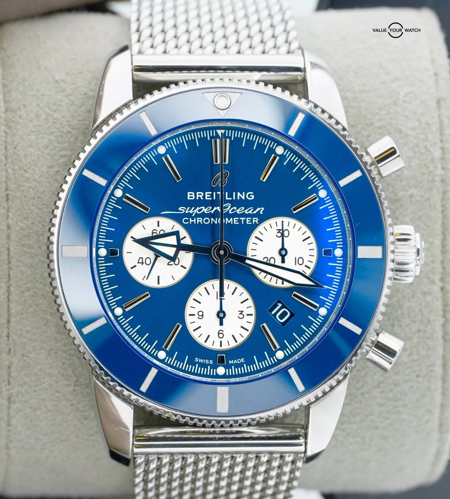 Breitling Superocean Heritage II AB0162 Chronograph B01 Blue Dial BOX/PAPERS! - Image 16