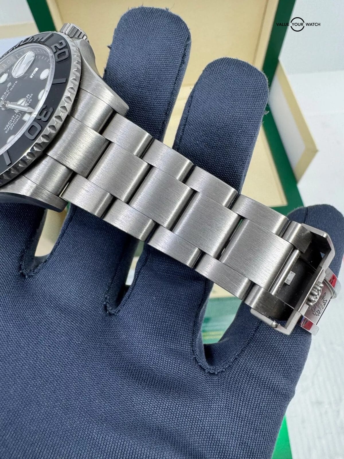 2024 Unpolished Box Papers Grey Dial Titanium Yacht-Master 42 Full Links - Image 5