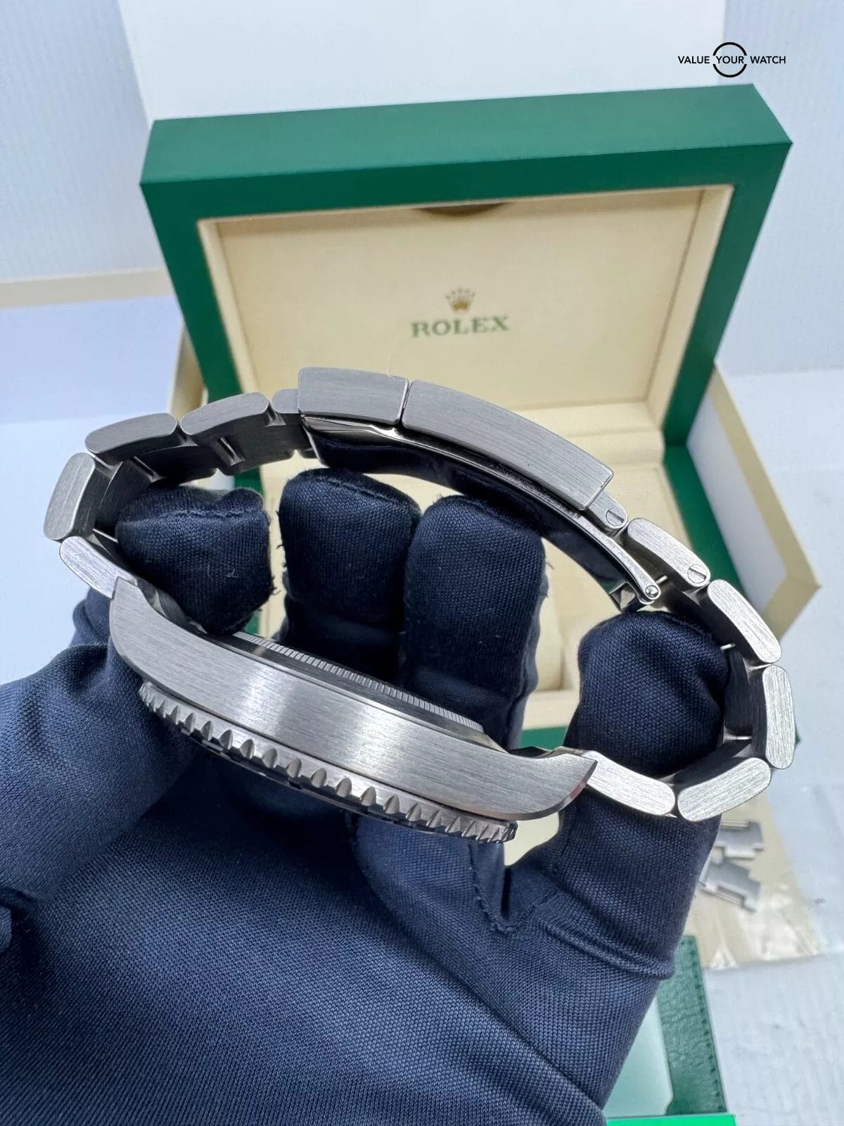 2024 Unpolished Box Papers Grey Dial Titanium Yacht-Master 42 Full Links - Image 7