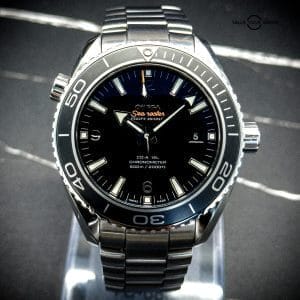 Omega Seamaster Planet Ocean 600M 45.5MM Black Dial Steel Bracelet