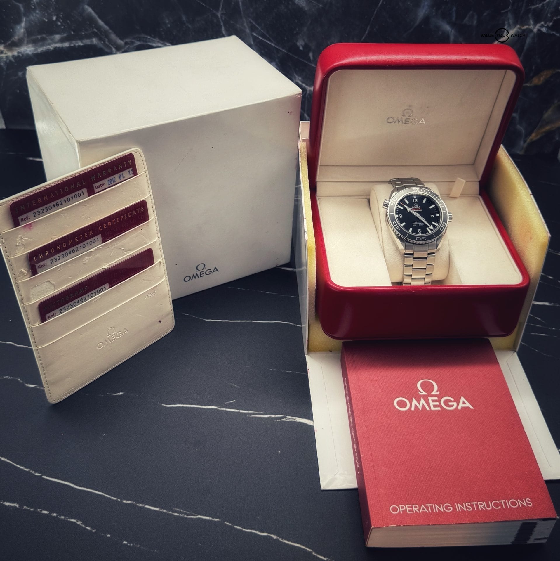 Omega Seamaster Planet Ocean 600M 45.5MM Black Dial Steel Bracelet - Image 11