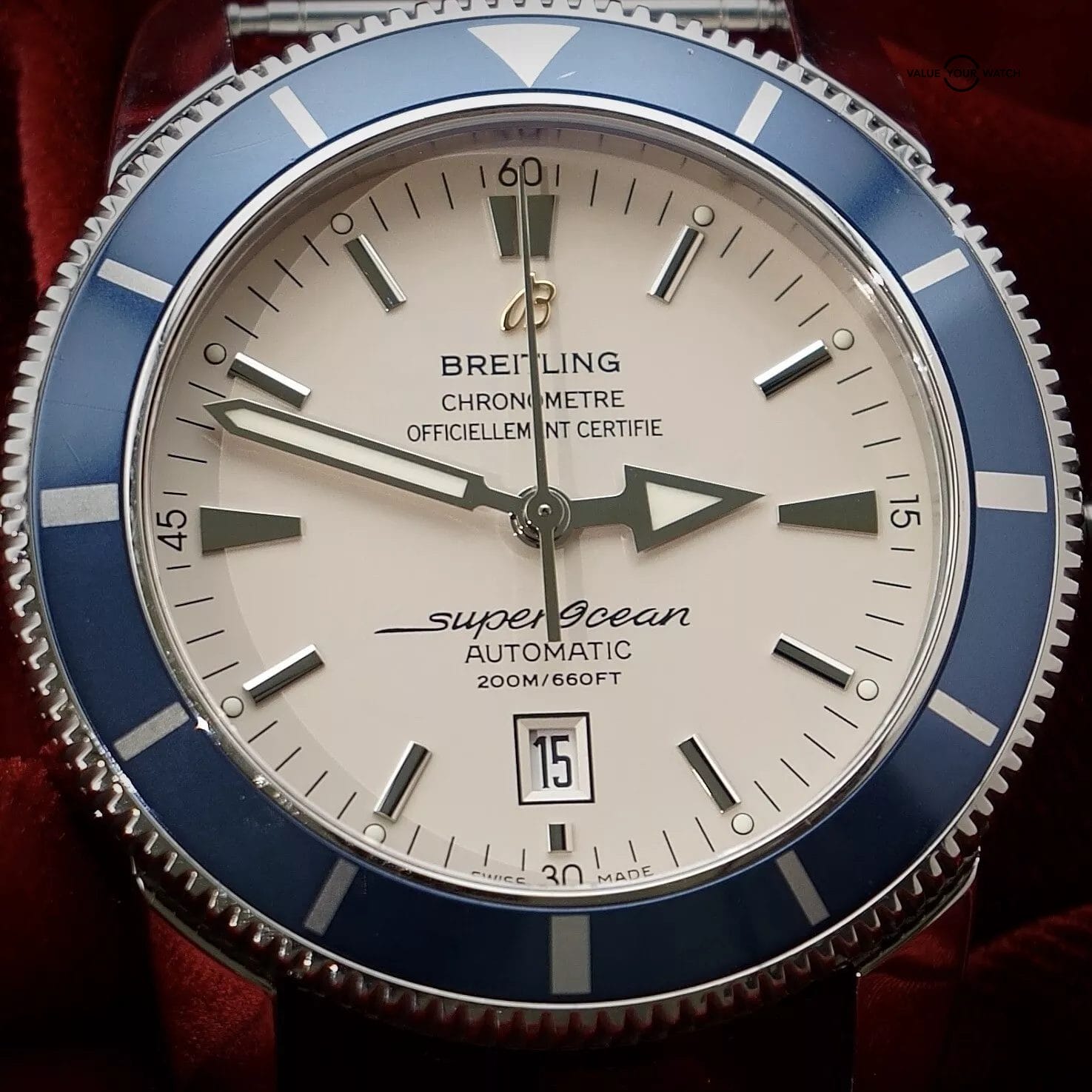 BREITLING Superocean Heritage 46mm A17320, Extra Straps, Full Complete Set, Auto - Image 2