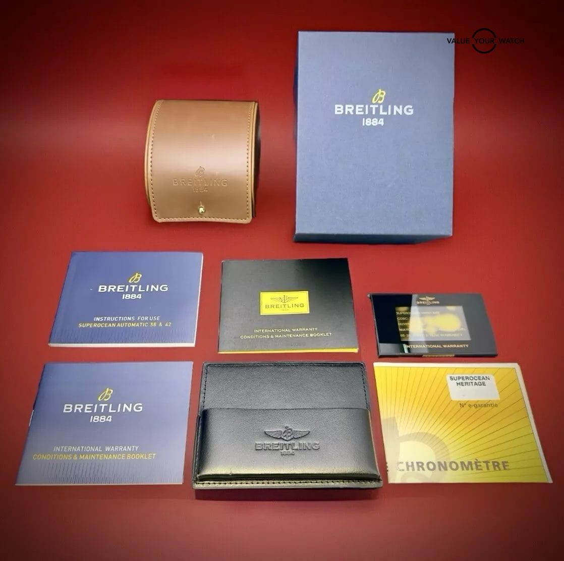 Breitling Superocean Heritage 44MM - U23370 Gold, Chronograph, Full Complete Set - Image 3