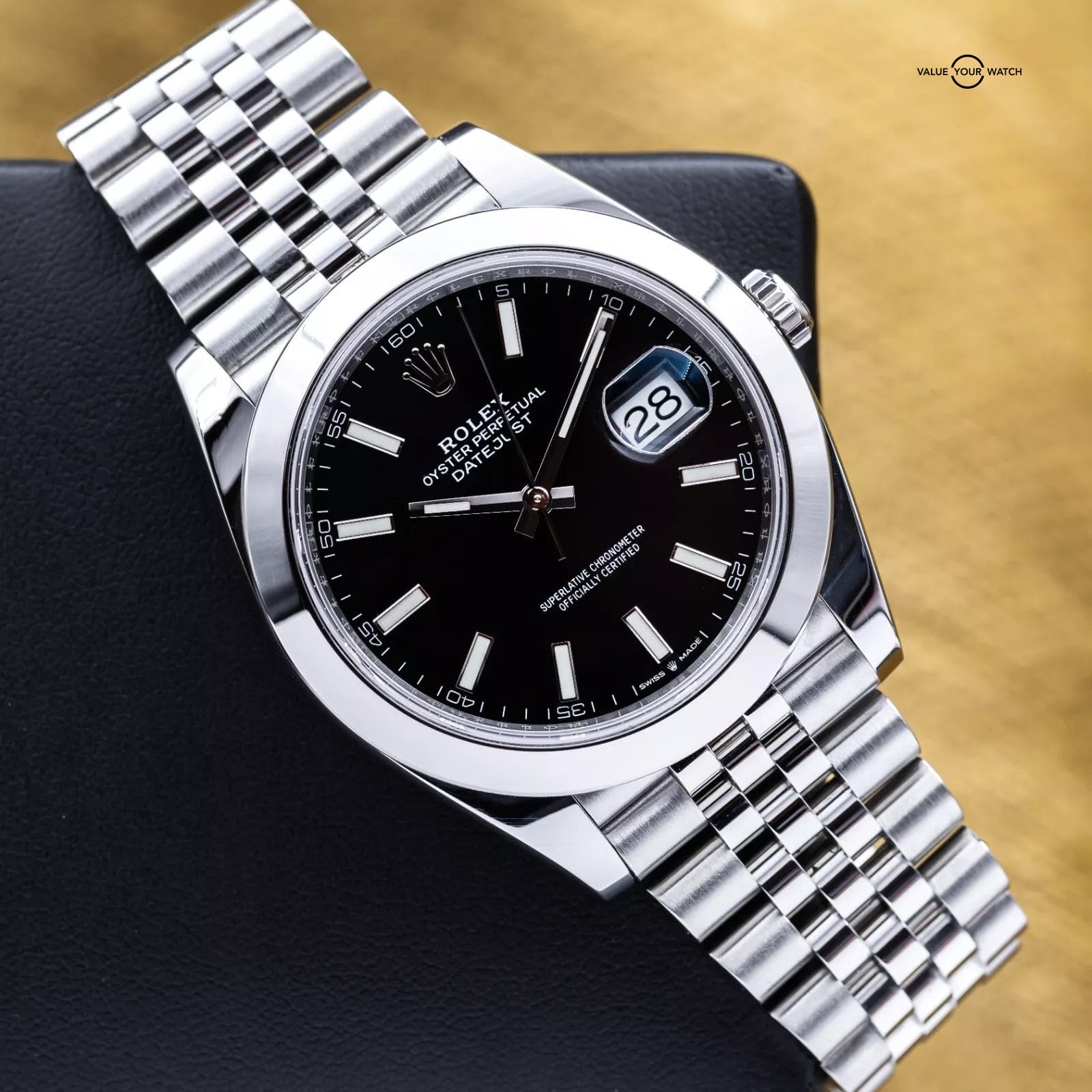 Rolex Datejust 41mm DJ41 Black Steel Jubilee - 126300 - 2022 Complete Set - Image 2