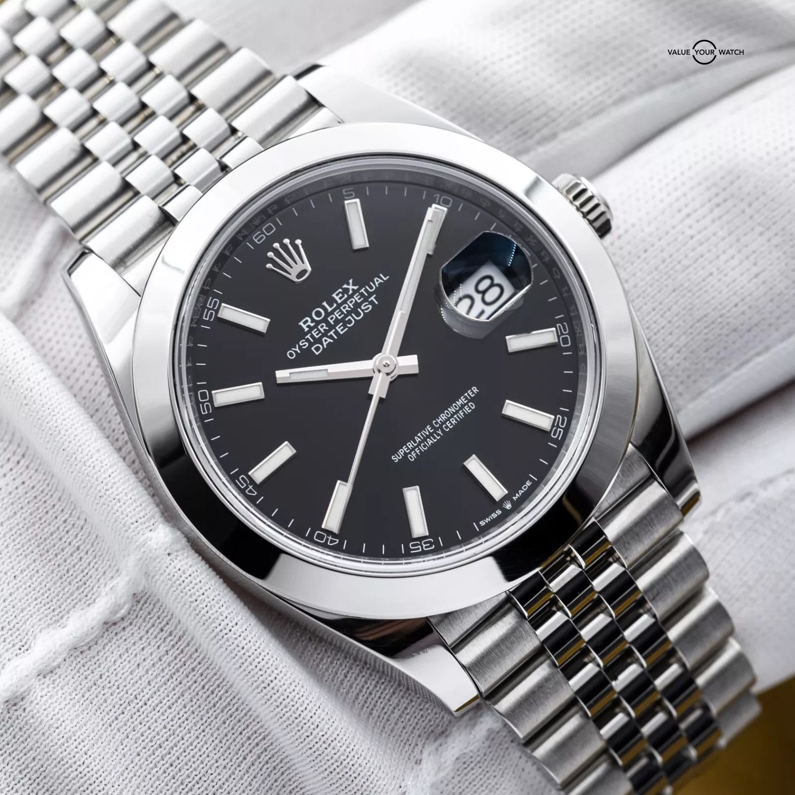 Rolex Datejust 41mm DJ41 Black Steel Jubilee - 126300 - 2022 Complete Set - Image 5