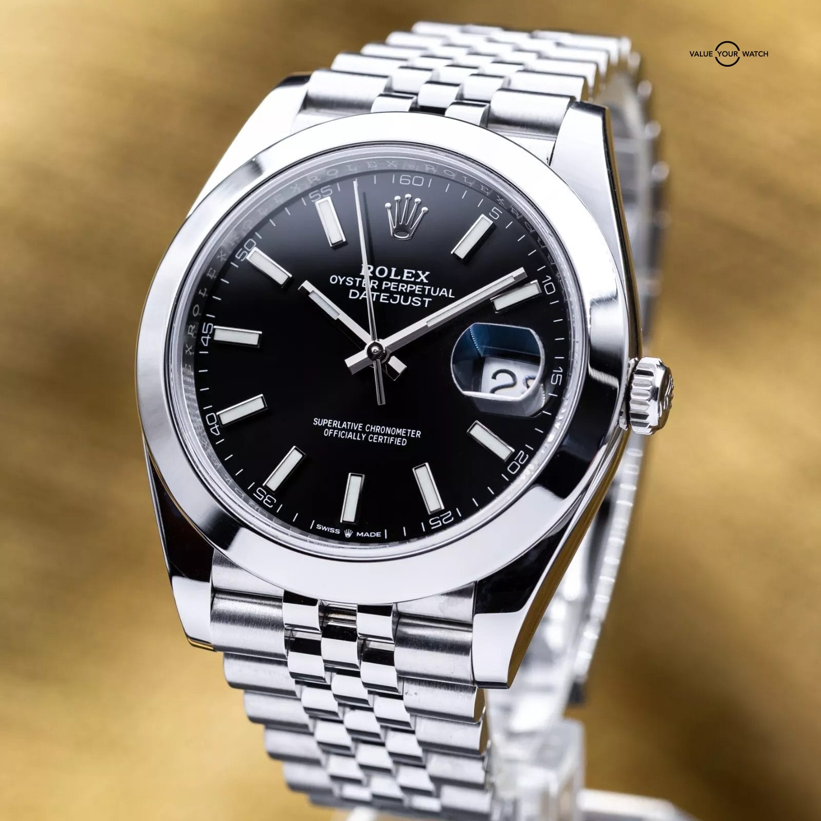 Rolex Datejust 41mm DJ41 Black Steel Jubilee - 126300 - 2022 Complete Set - Image 8