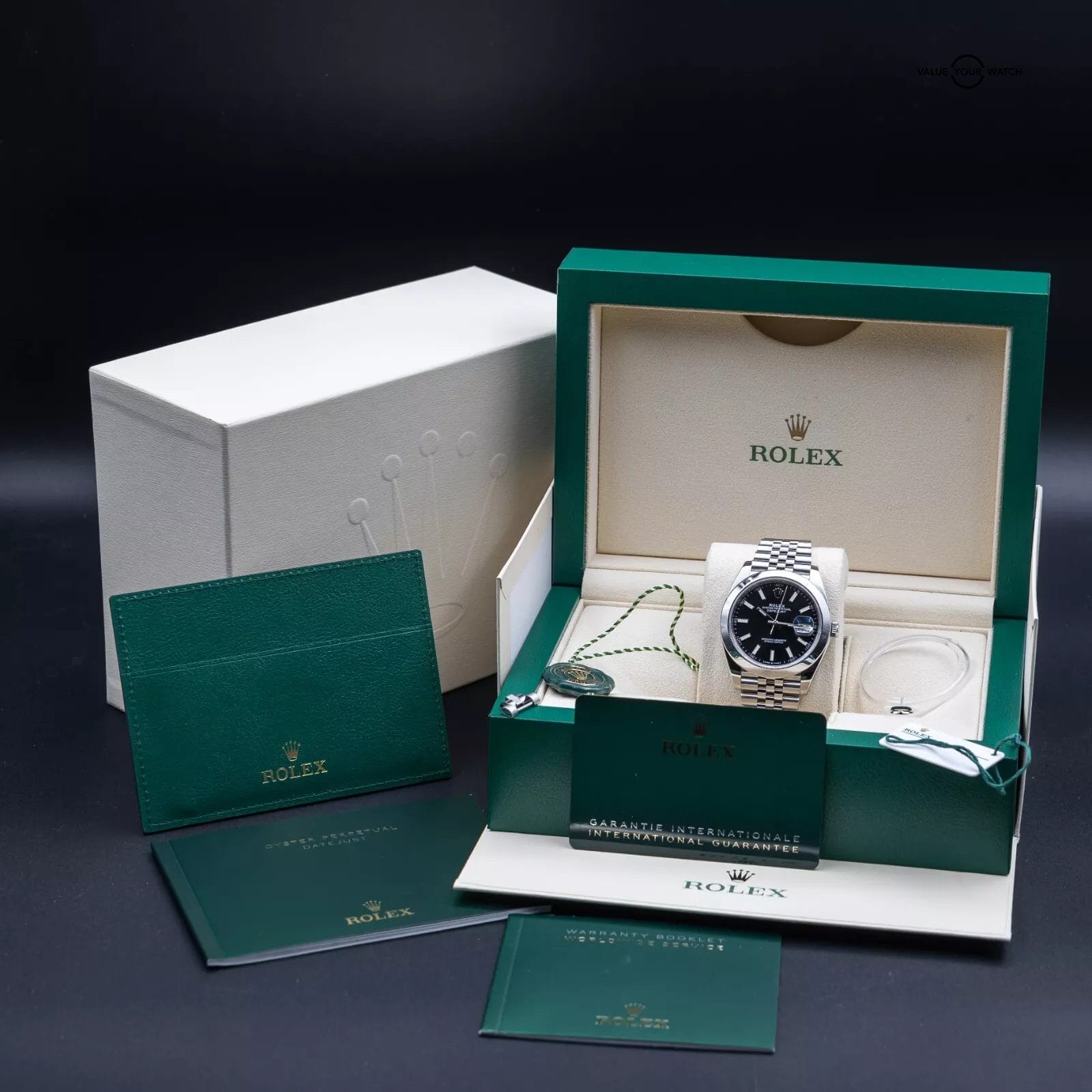 Rolex Datejust 41mm DJ41 Black Steel Jubilee - 126300 - 2022 Complete Set - Image 11