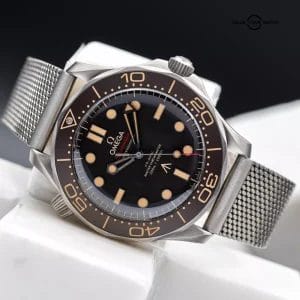 Omega Seamaster Diver 300M 007 Titanium NTTD Bond Watch 42mm &#8211; 2023 Full Set