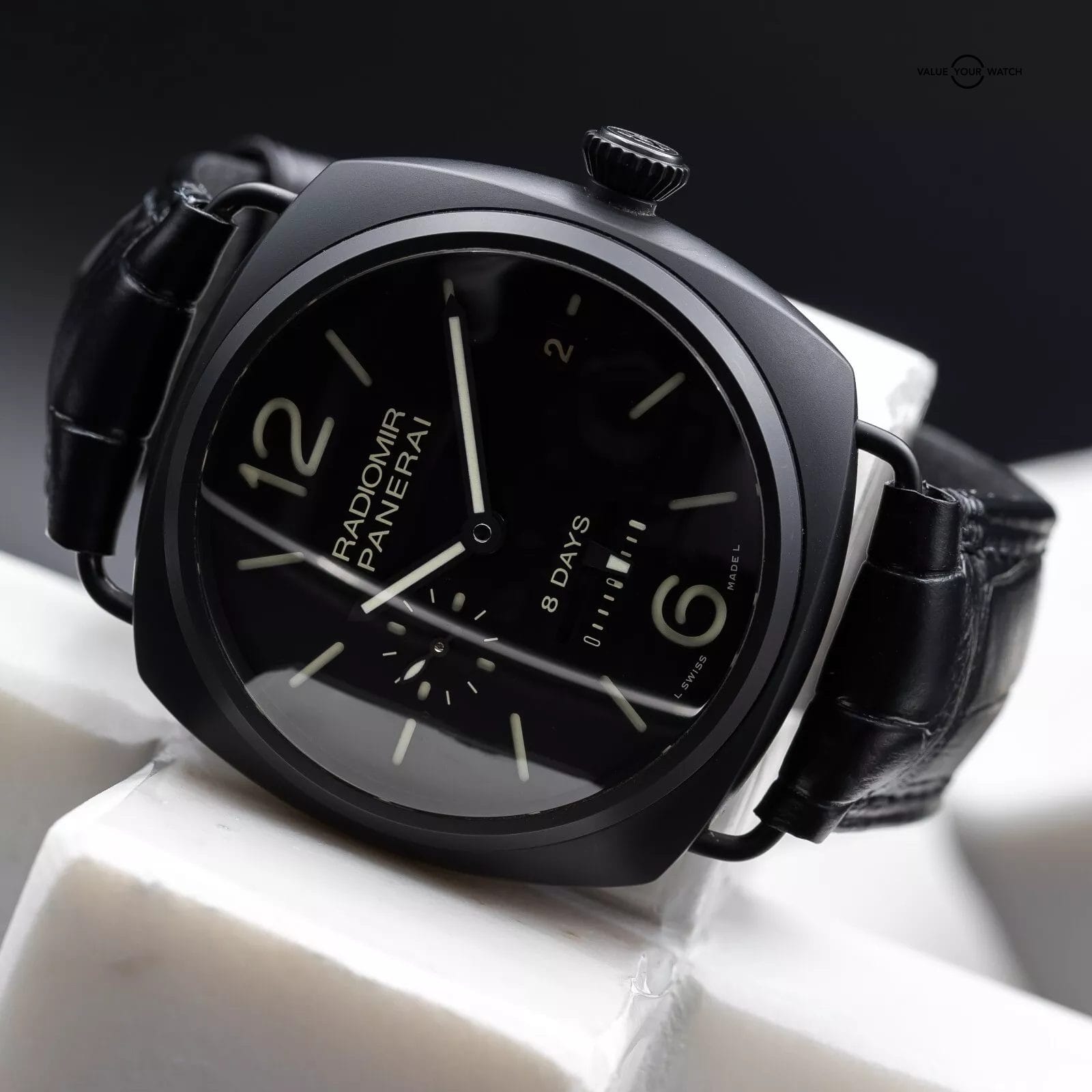 Panerai Radiomir 8 Days Black Ceramica PAM00384 PAM 384 Complete Set 2019 - Image 4