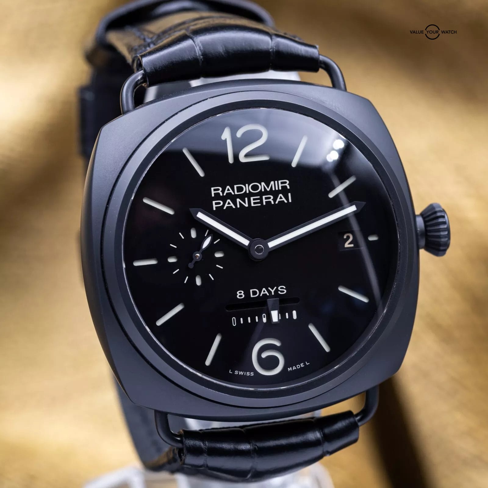 Panerai Radiomir 8 Days Black Ceramica PAM00384 PAM 384 Complete Set 2019 - Image 17