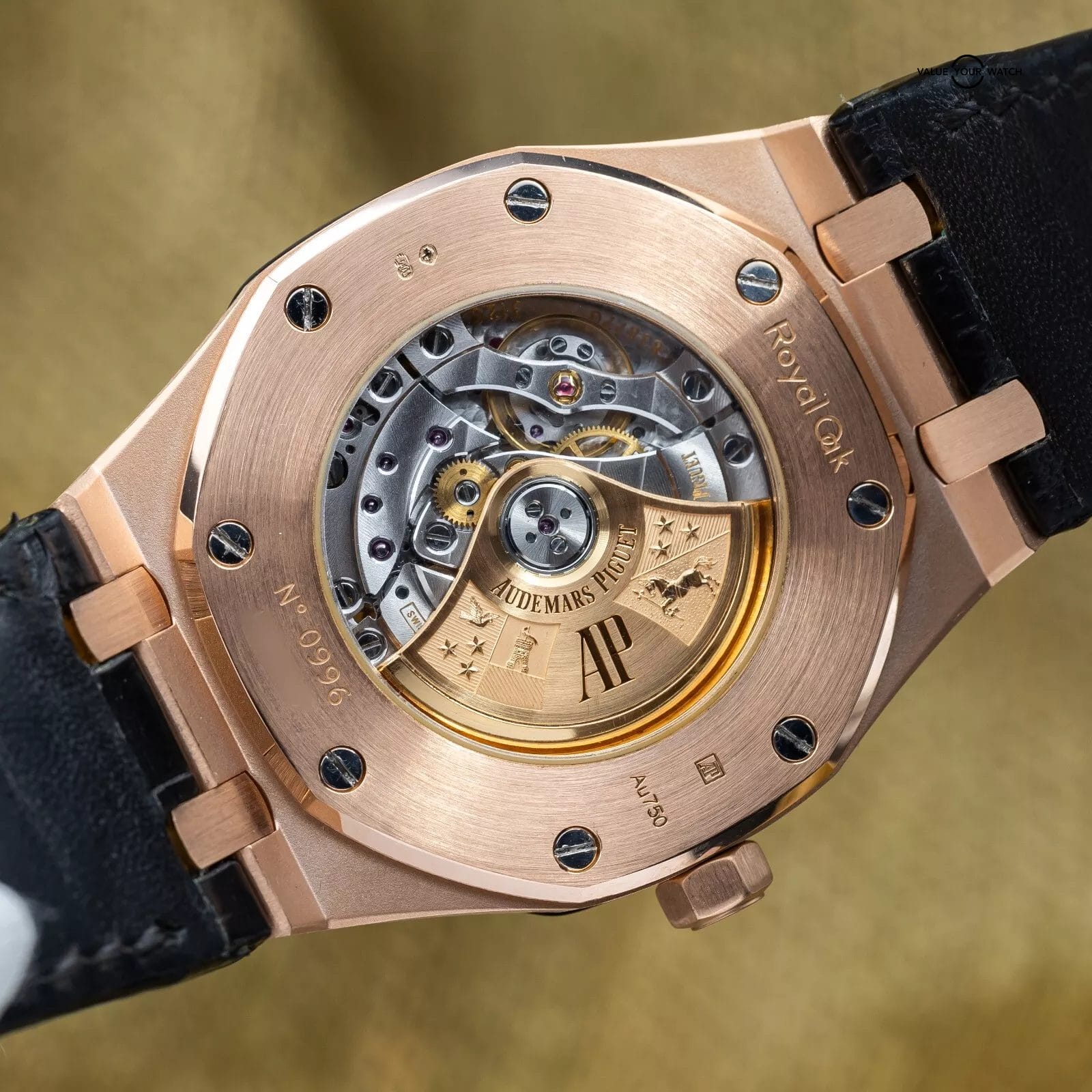 Audemars Piguet Royal Oak 41mm AP 15400OR Rose Gold Black Dial Full Set - Image 8