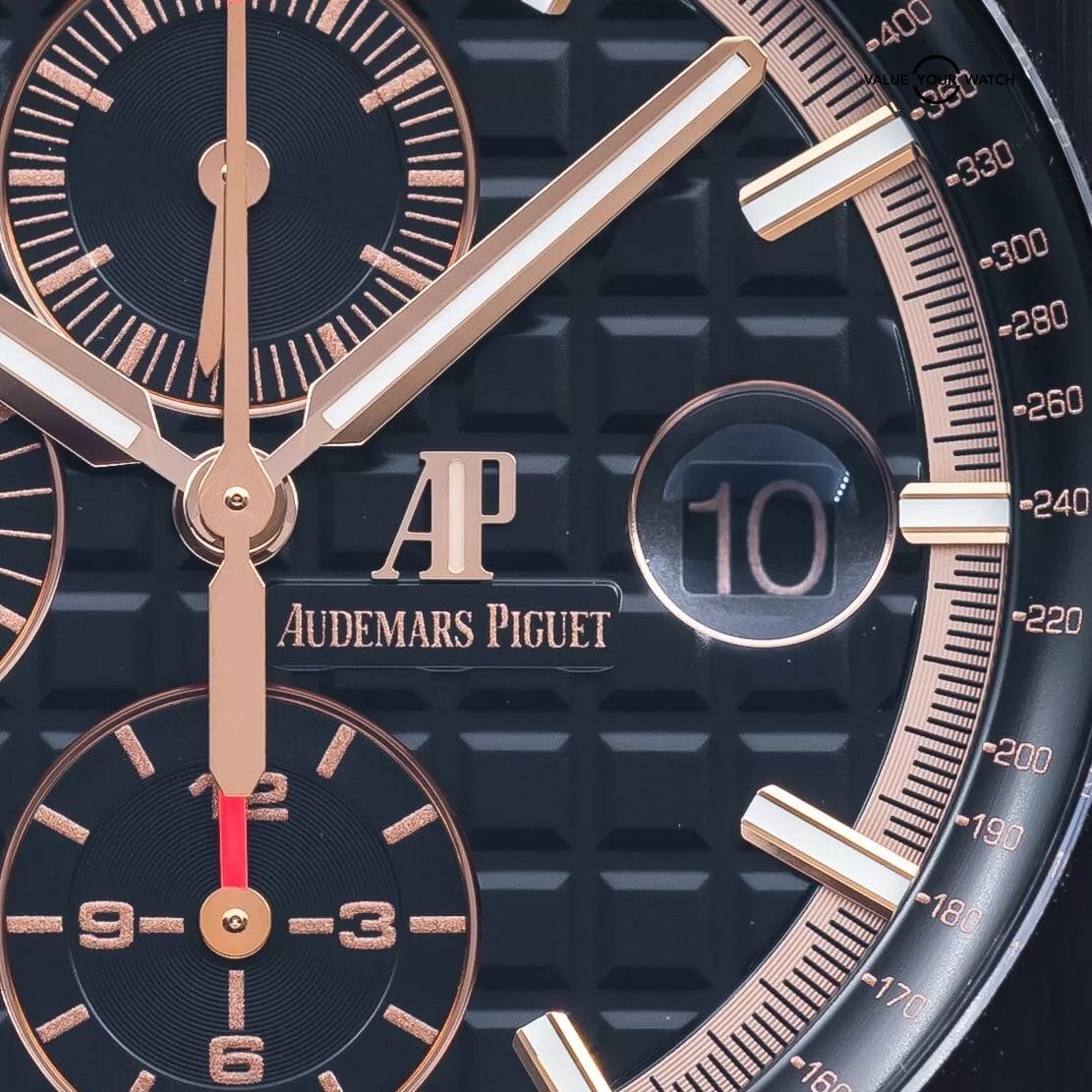 Audemars Piguet Royal Oak Offshore Chrono 44mm Rose Gold AP 26401RO Full Set - Image 9