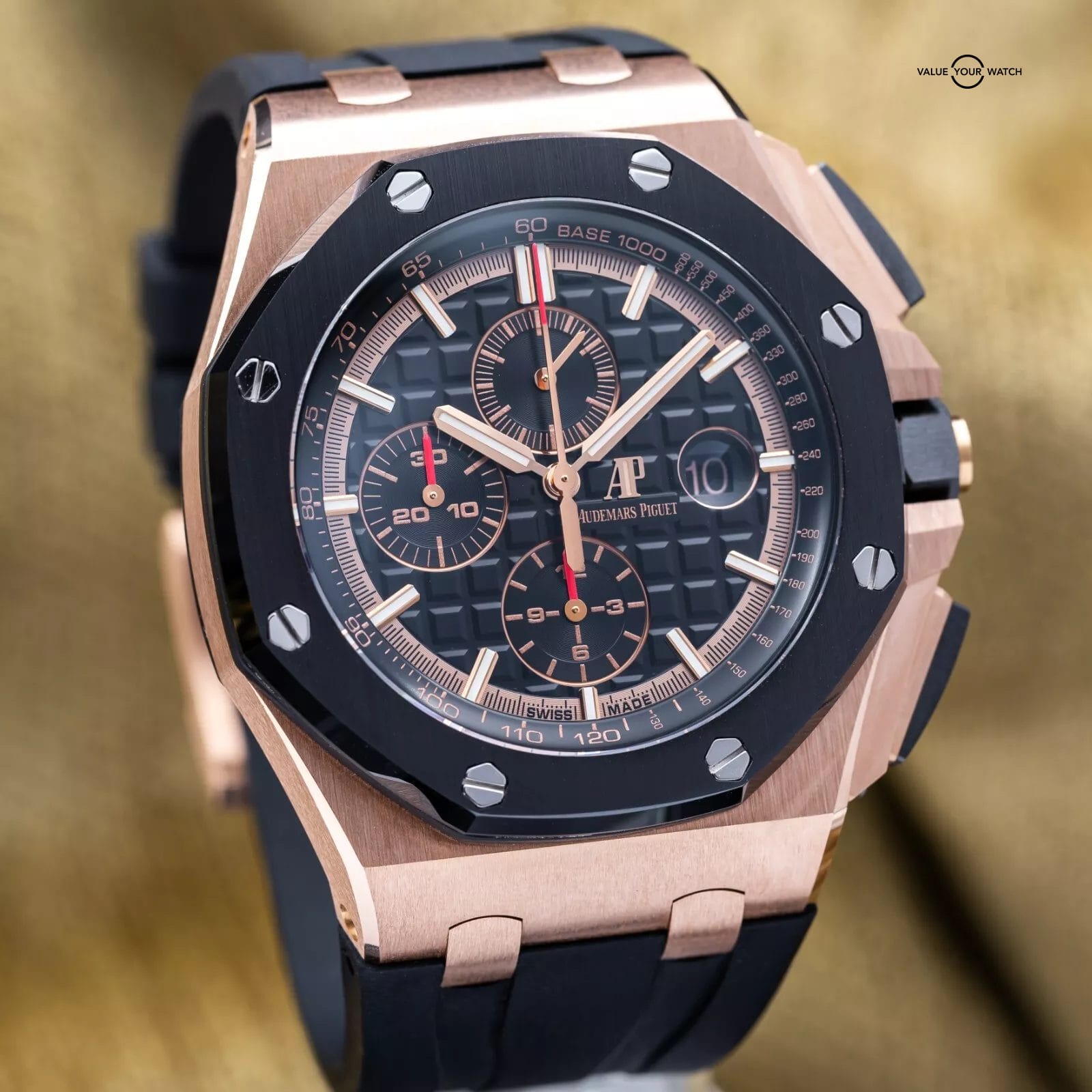 Audemars Piguet Royal Oak Offshore Chrono 44mm Rose Gold AP 26401RO Full Set - Image 13