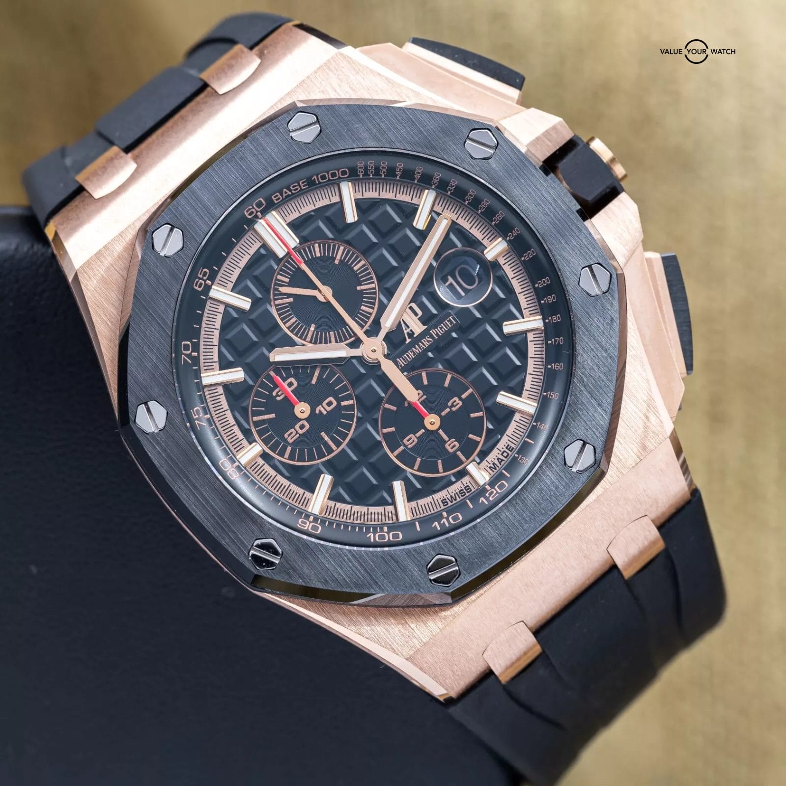Audemars Piguet Royal Oak Offshore Chrono 44mm Rose Gold AP 26401RO Full Set - Image 14