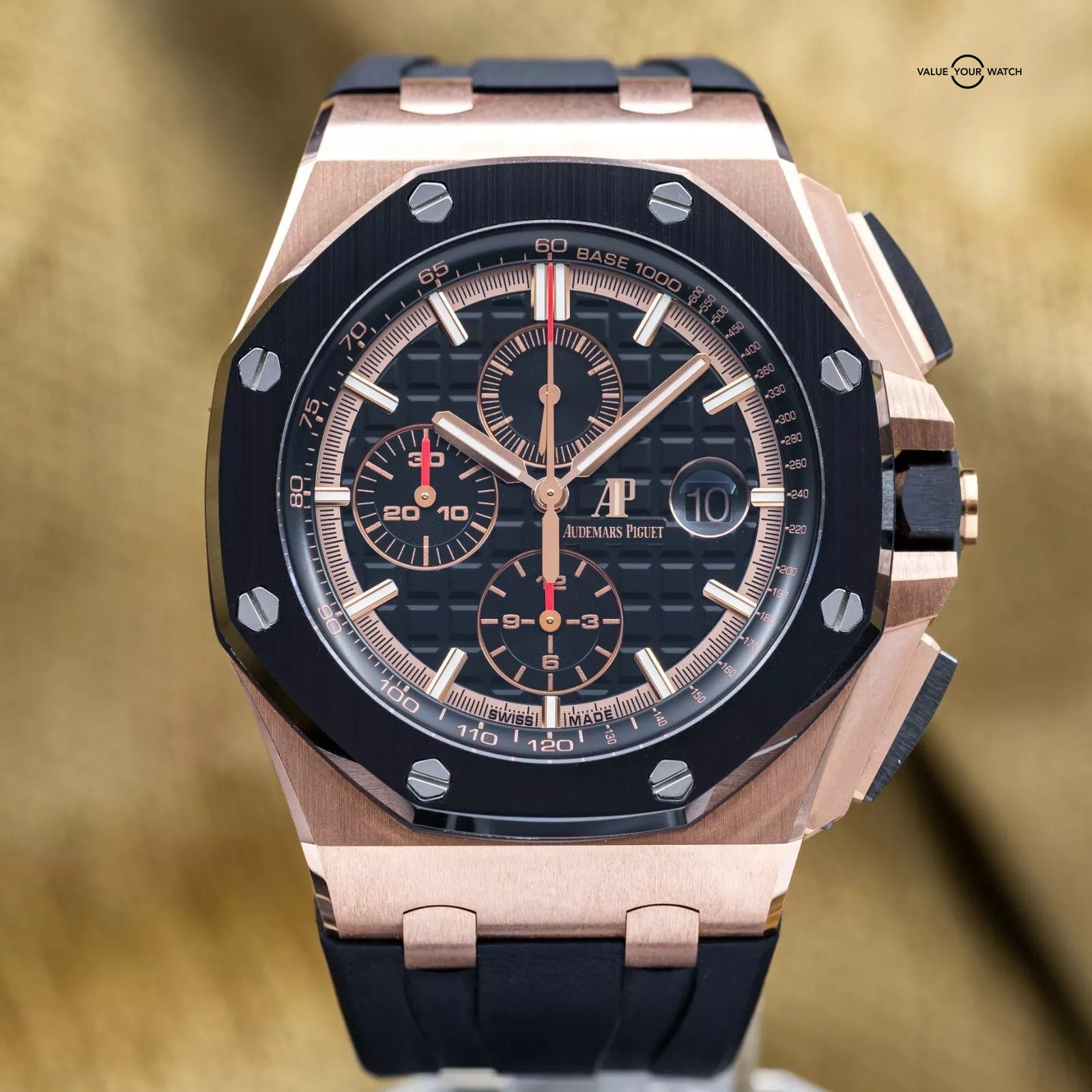 Audemars Piguet Royal Oak Offshore Chrono 44mm Rose Gold AP 26401RO Full Set - Image 15