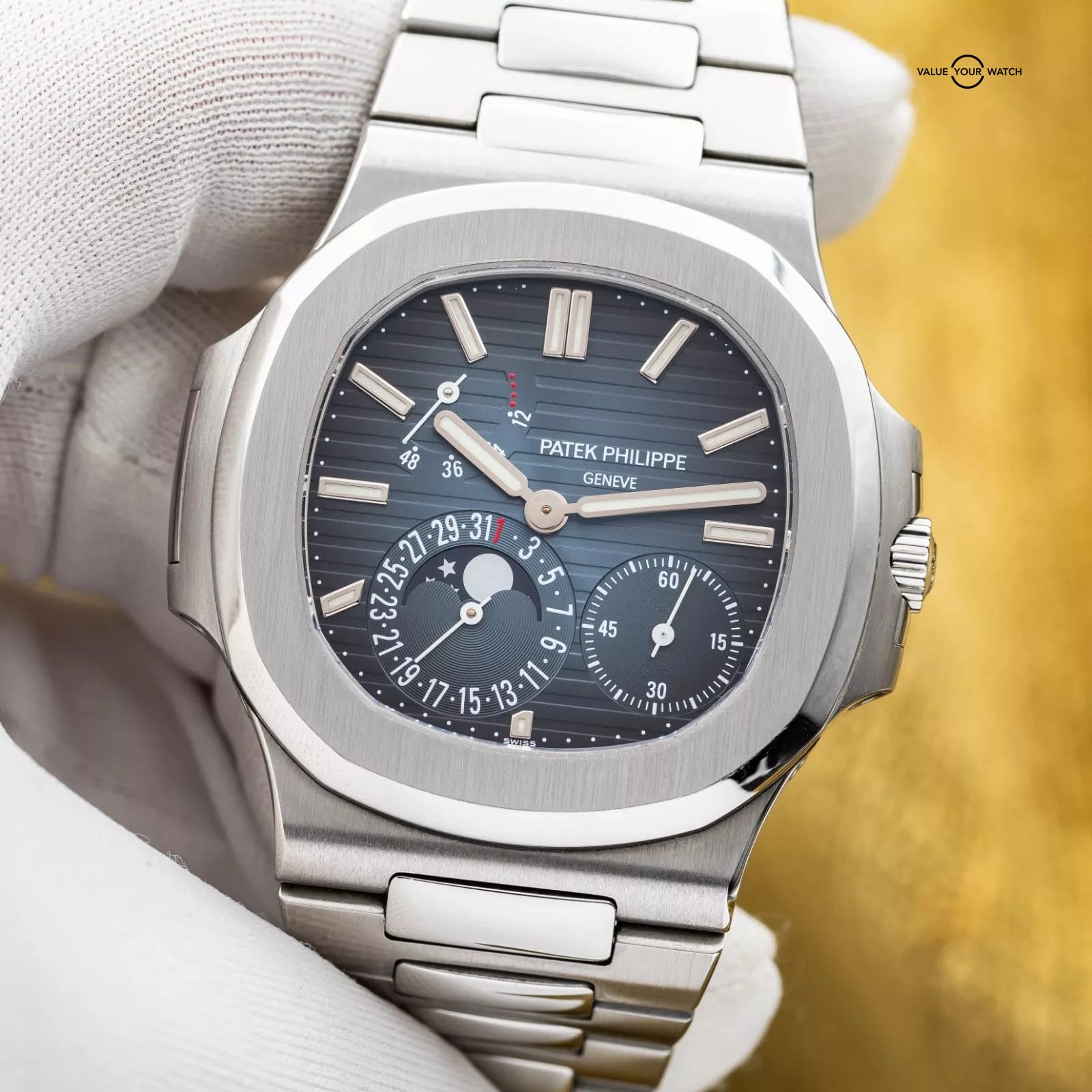 Patek Philippe Nautilus Moon Phase Stainless Steel 40mm 5712/1a - Complete Set - Image 5
