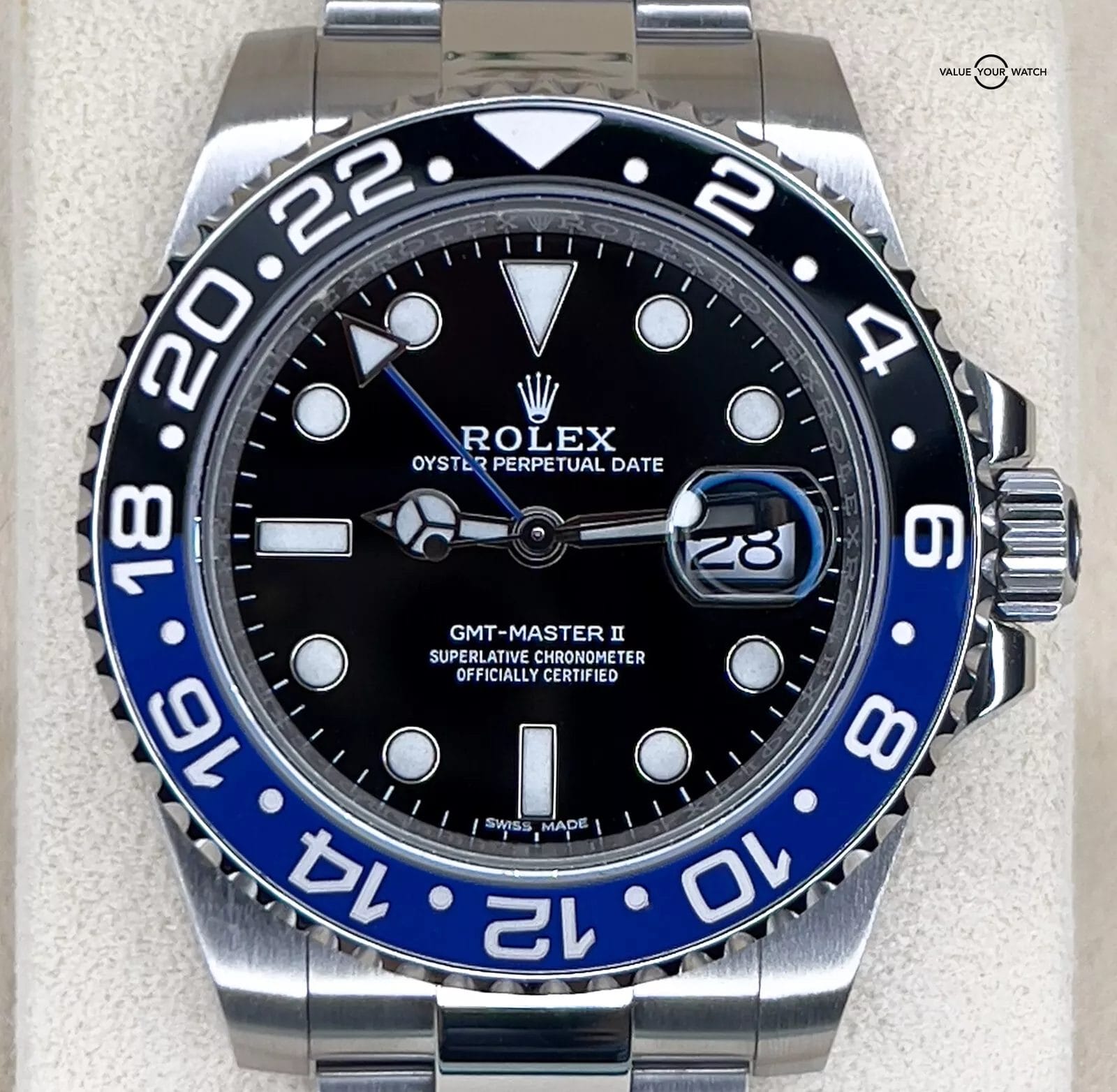 Rolex GMT-Master II BATMAN Blue OYSTER 40mm 116710BLNR BOX & PAPERS - Image 2