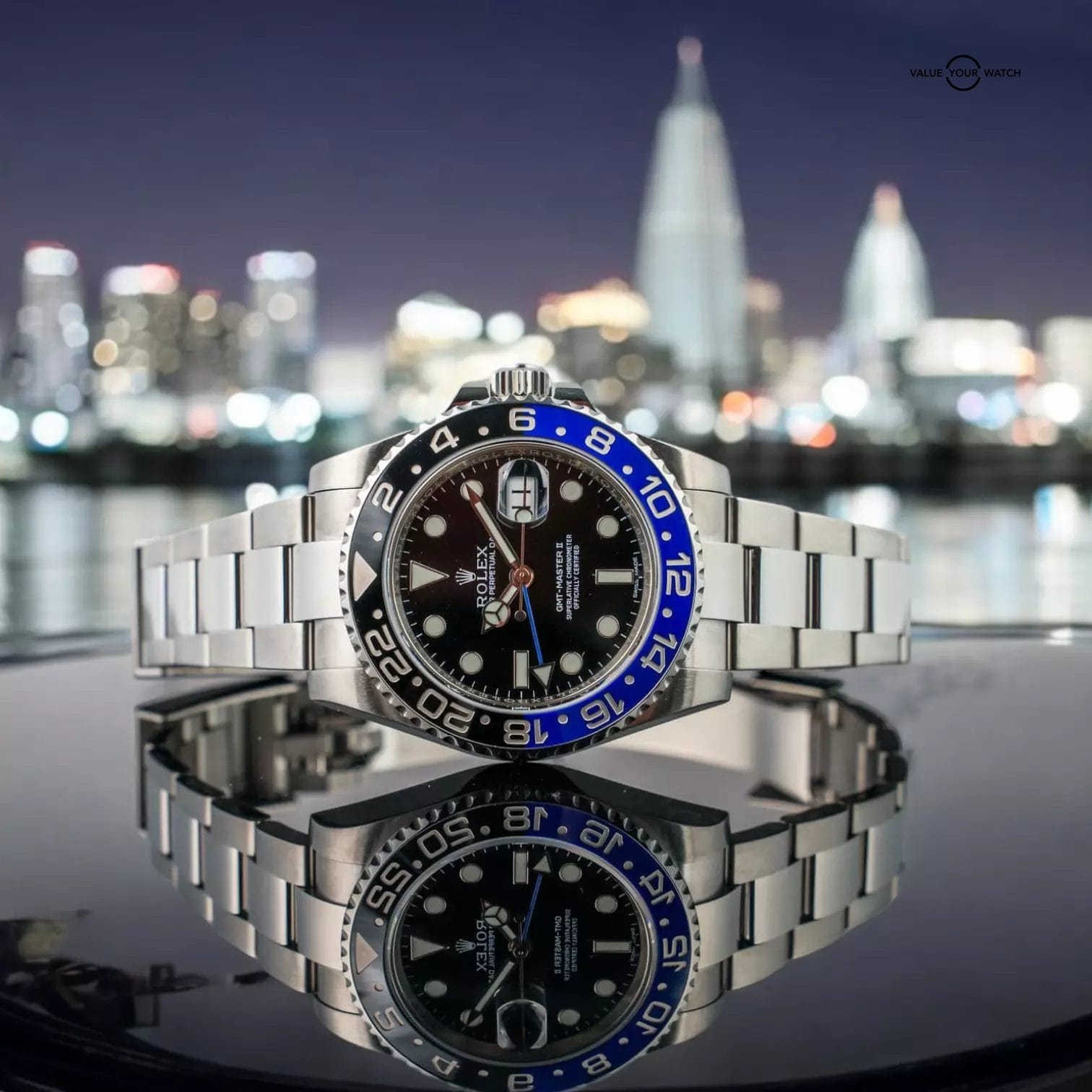 Rolex GMT-Master II BATMAN Blue OYSTER 40mm 116710BLNR BOX & PAPERS - Image 9