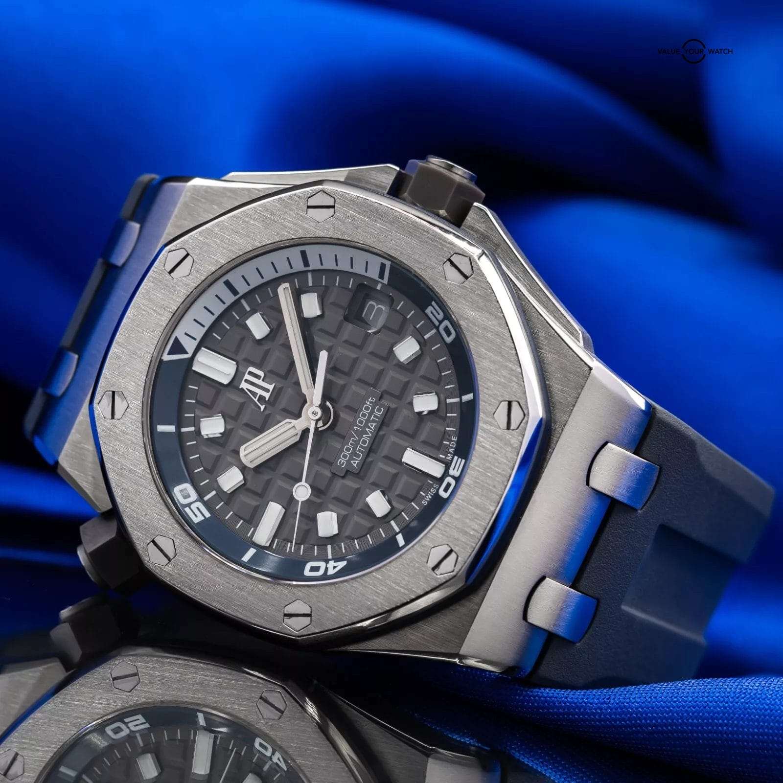 AUDEMARS PIGUET ROYAL OAK OFFSHORE DIVER 15720ST GREY DIAL Box & Papers - Image 11