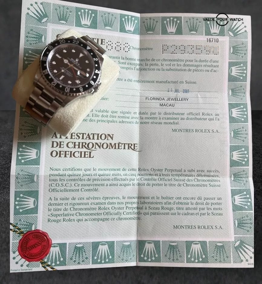 Rolex GMT Master II 16710 P Serial 2000-2001 Box, Papers, SERVICED - Image 2
