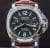 Panerai 104 Luminor Marina Black Boxes Alligator Deploy Brown PAM00104 PAM 00104