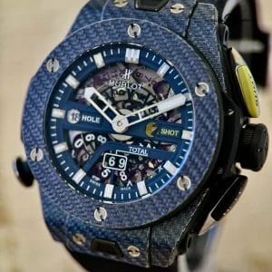 Hublot Big Bang Unico Golf Blue Carbon Limited Edition 1 of 200 – Box & Papers