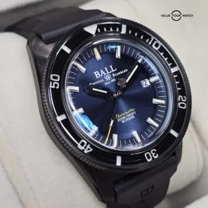 Ball Engineer II SkinDiver black TiC Steel, blue dial/black bezel Full Set!