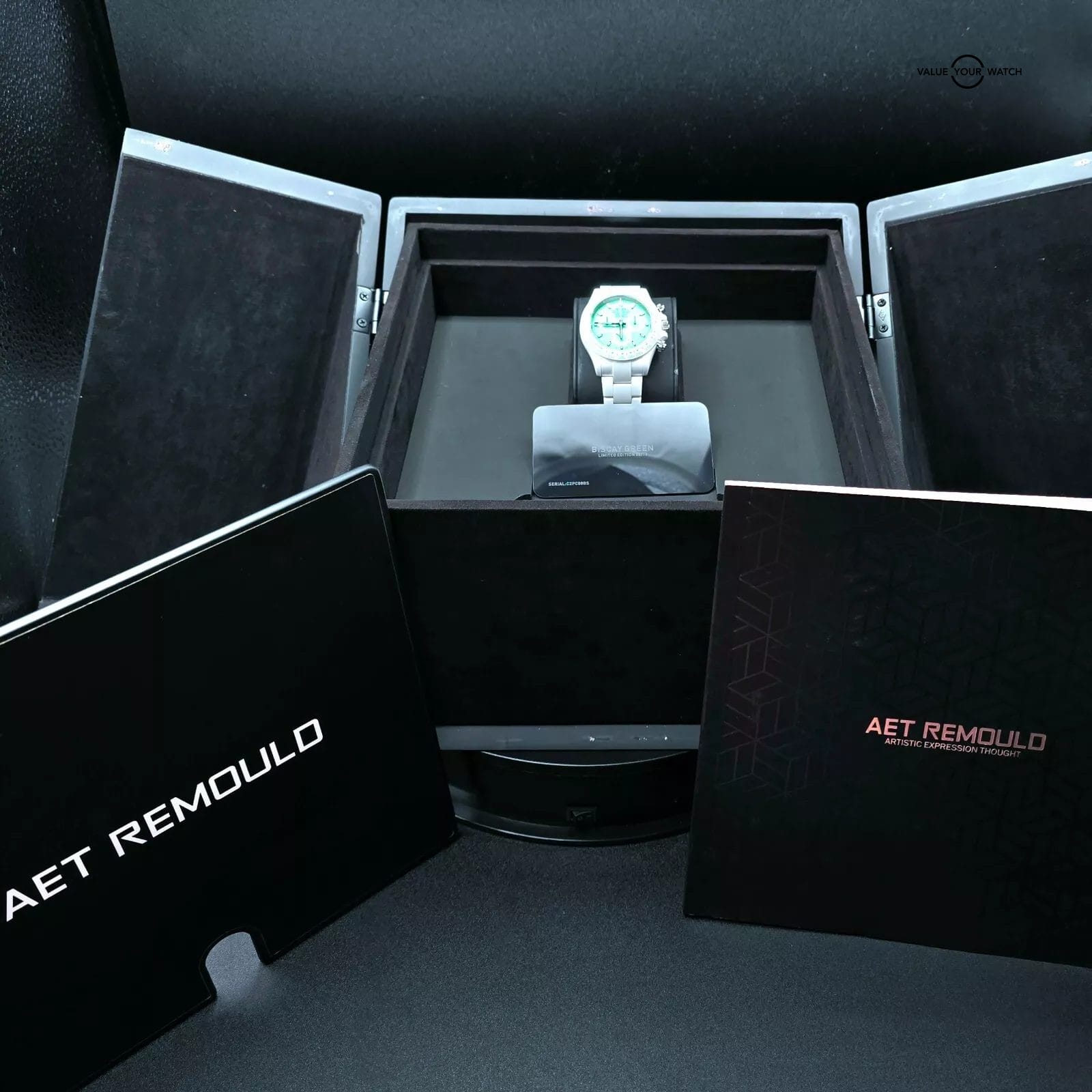 AET Remould Rolex Daytona, Biscay Green and white ceramic, 1 of only 18! - Image 8