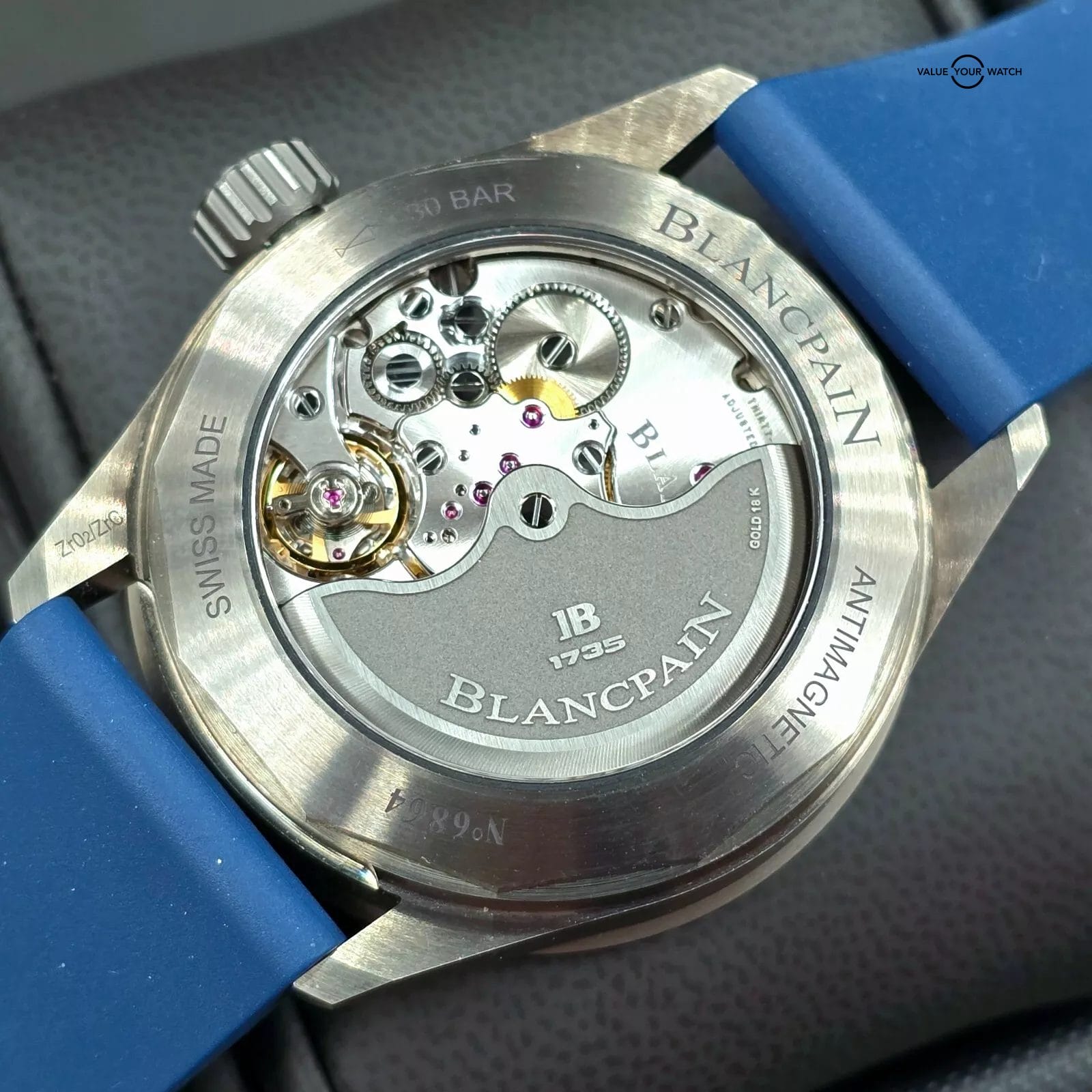 Blancpain Fifty Fathoms Bathyscape Grey satin Ceramic, blue dial. Full set 2023! - Image 3