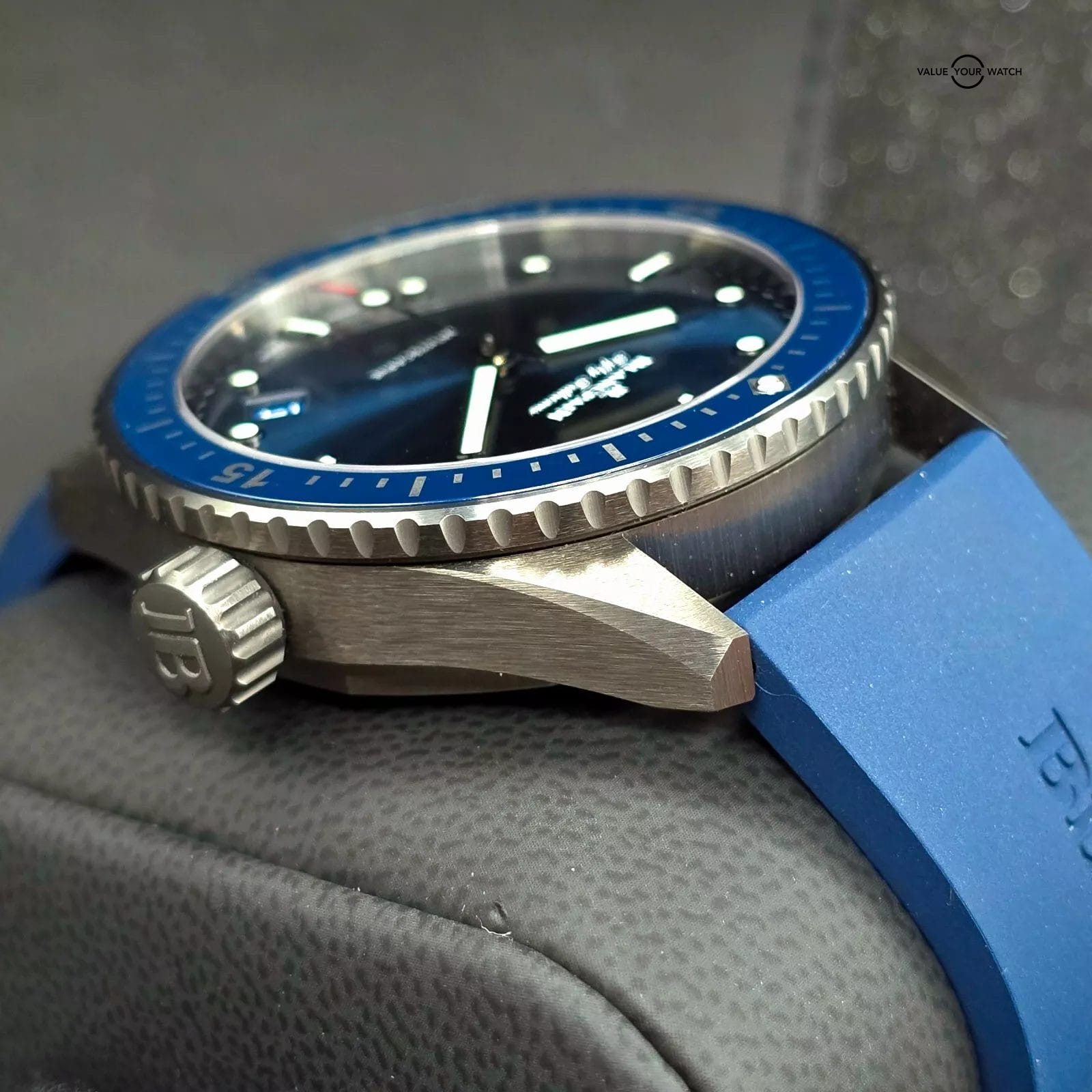 Blancpain Fifty Fathoms Bathyscape Grey satin Ceramic, blue dial. Full set 2023! - Image 7