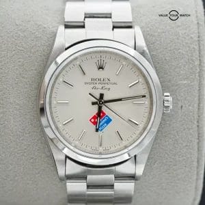 Rolex Air-King 14000 Dominos Dial Boxes/Papers!