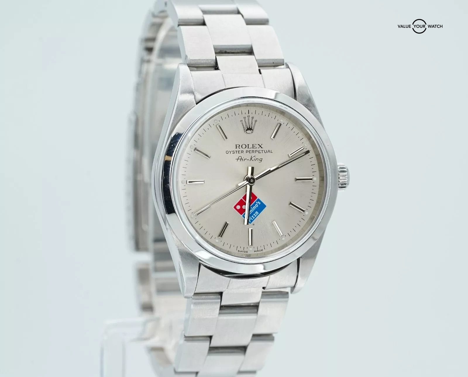 Rolex Air-King 14000 Dominos Dial Boxes/Papers! - Image 5