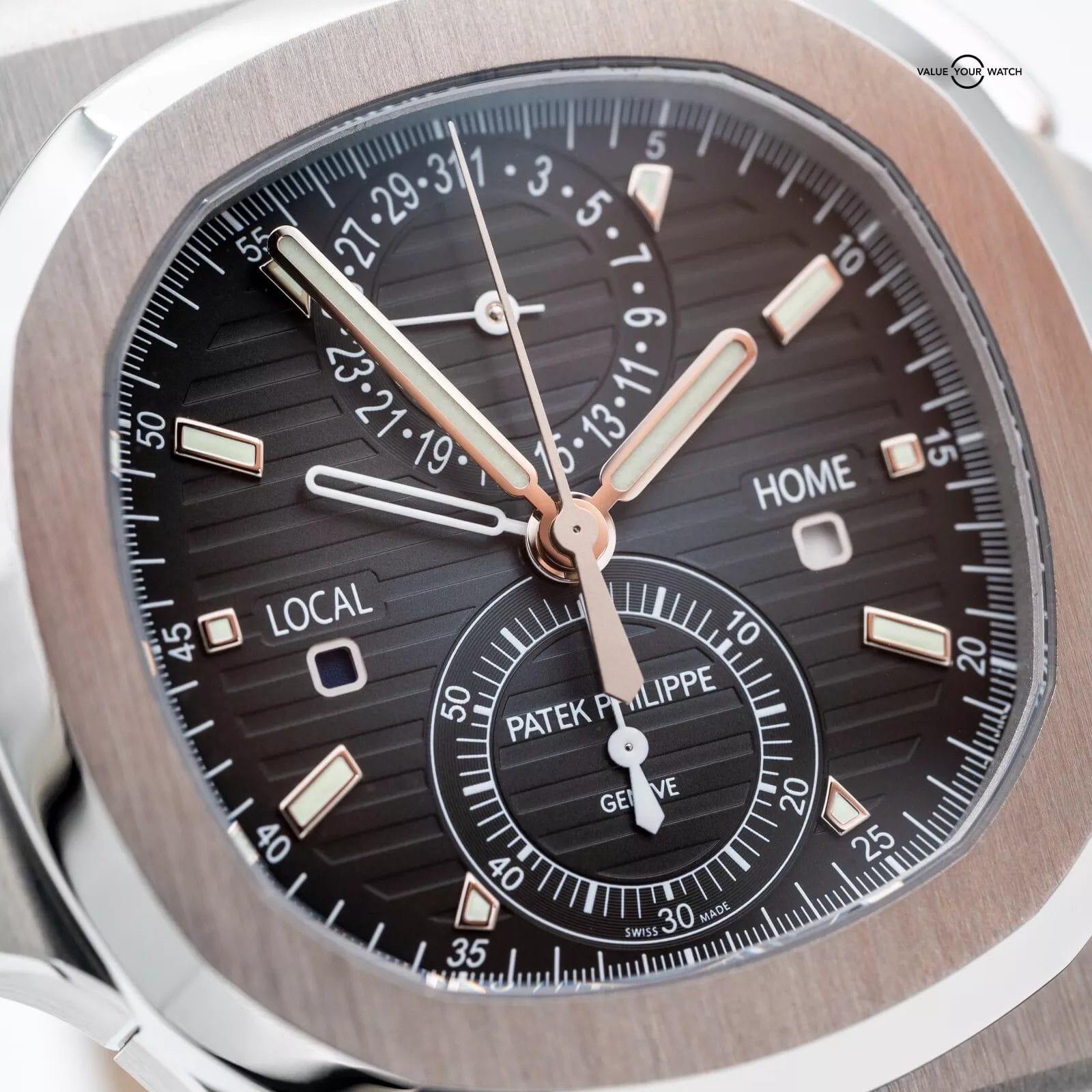 2024 Patek Philippe Nautilus 5990/1A-011 Blue Dial Travel Time Chronograph - Image 2