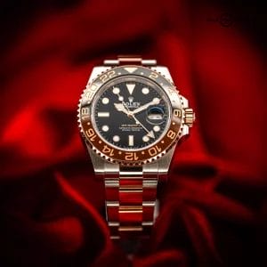 Rolex GMT Master II 126711CHNR Rootbeer Two Tone 18k Rose Gold Complete Set