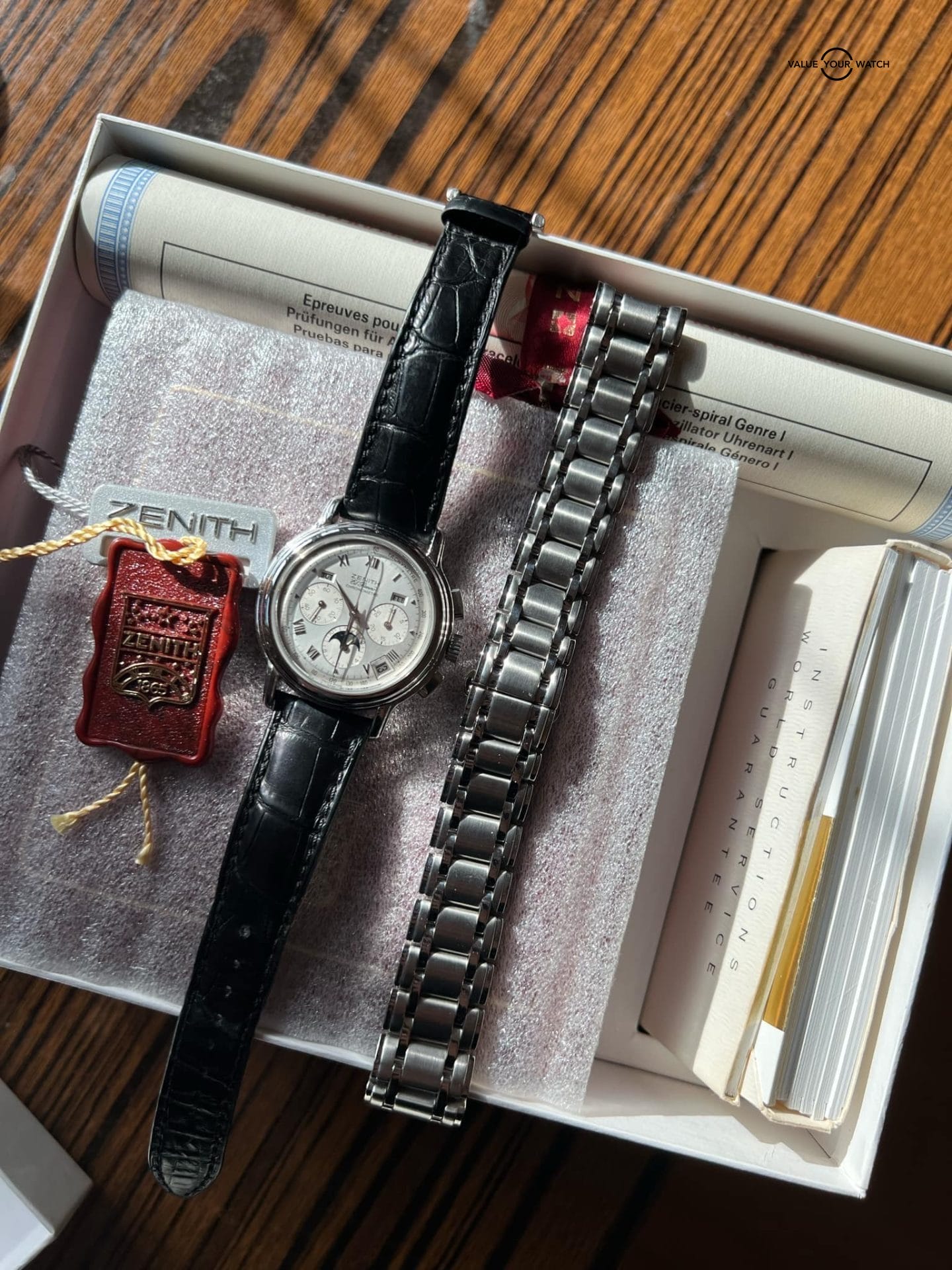 Zenith El Primero Triple Date Moonphase 02.0240.410 (2002) - Image 9