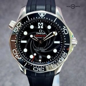 OMEGA Seamaster Diver 300M Master Co-Axial 42 Stainless Steel / James Bond 210.22.42.20.01.004 42mm Black Dial Full Set WARRANTY