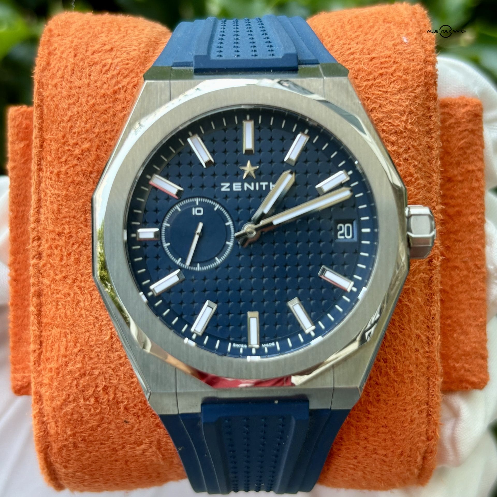 Zenith Defy Skyline 03.9300.3620/51.I001 Blue Dial Full Set WARRANTY - Image 2