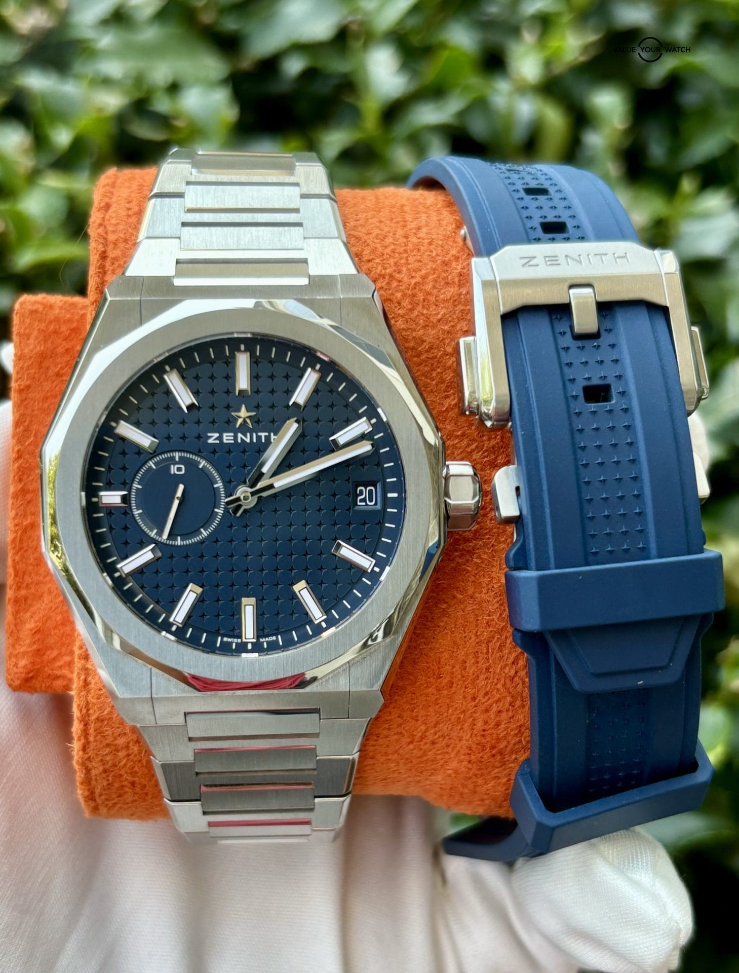 Zenith Defy Skyline 03.9300.3620/51.I001 Blue Dial Full Set WARRANTY - Image 3