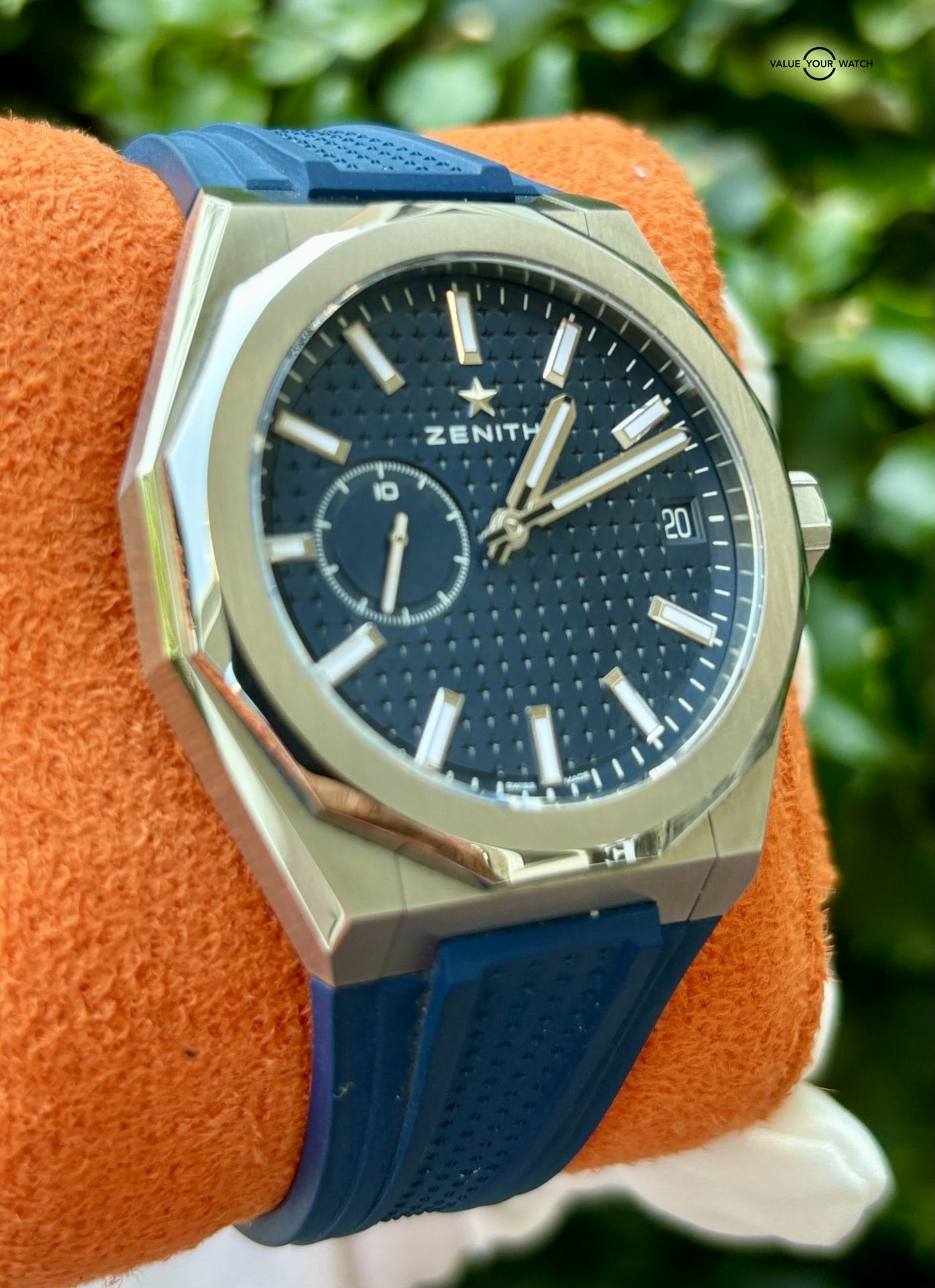 Zenith Defy Skyline 03.9300.3620/51.I001 Blue Dial Full Set WARRANTY - Image 4