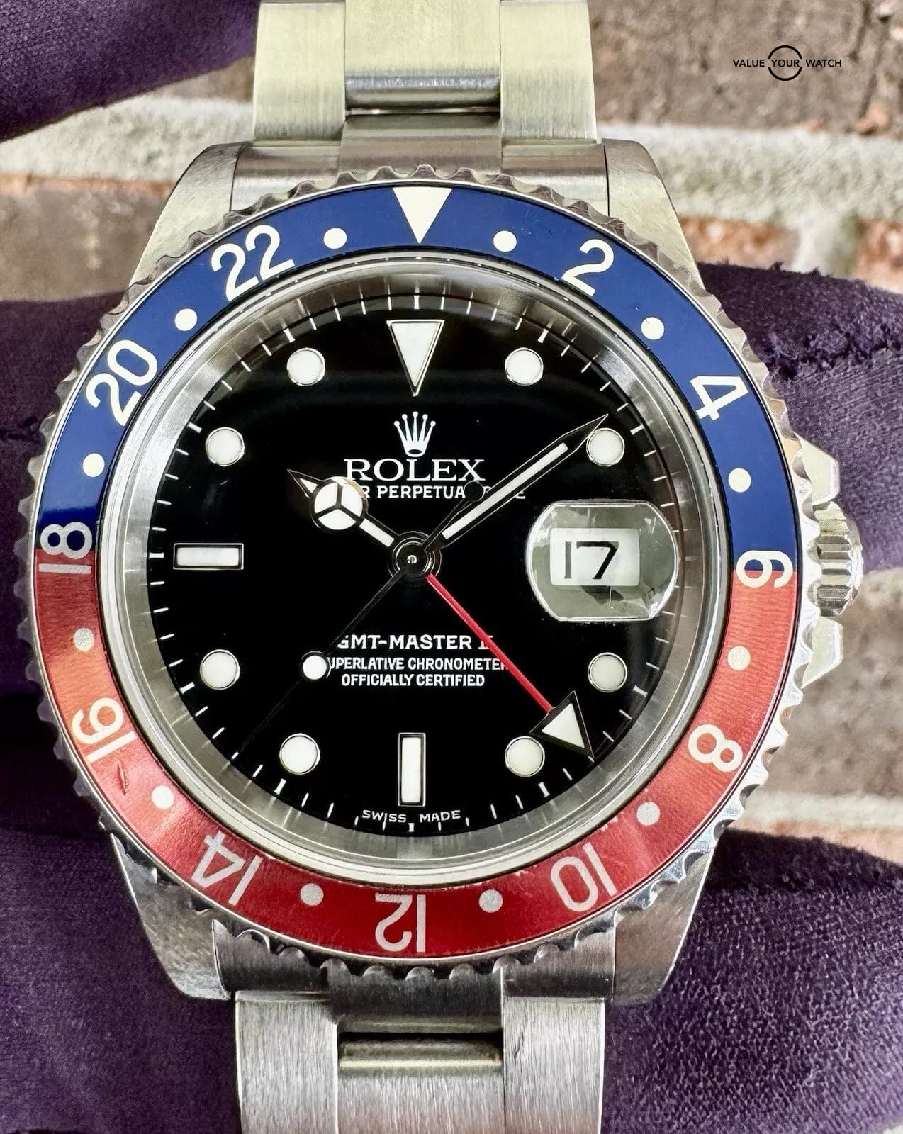 Rolex GMT-Master II 16710 Pepsi With Papers 2003a