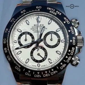 Rolex Cosmograph Daytona White Panda 116500LN 2018 Complete Box & Papers