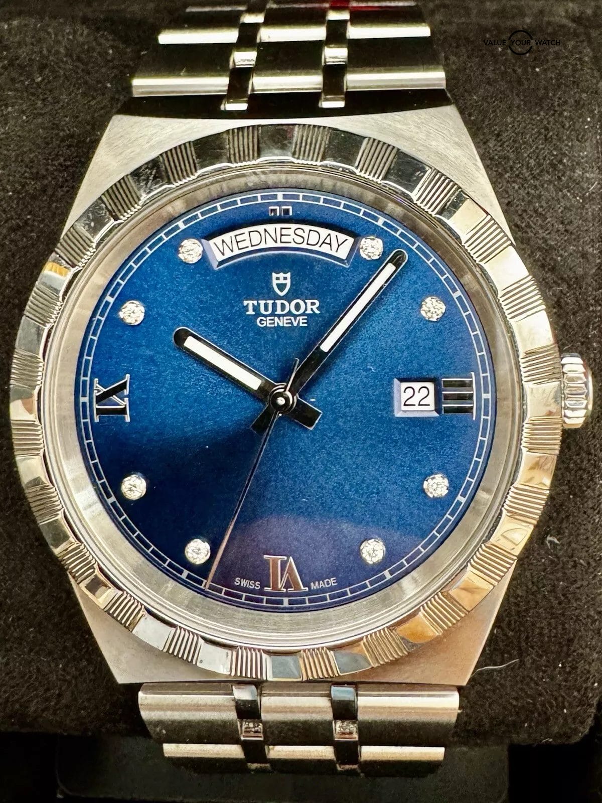 TUDOR Royal Diamond Blue M28600-0006 Full Set