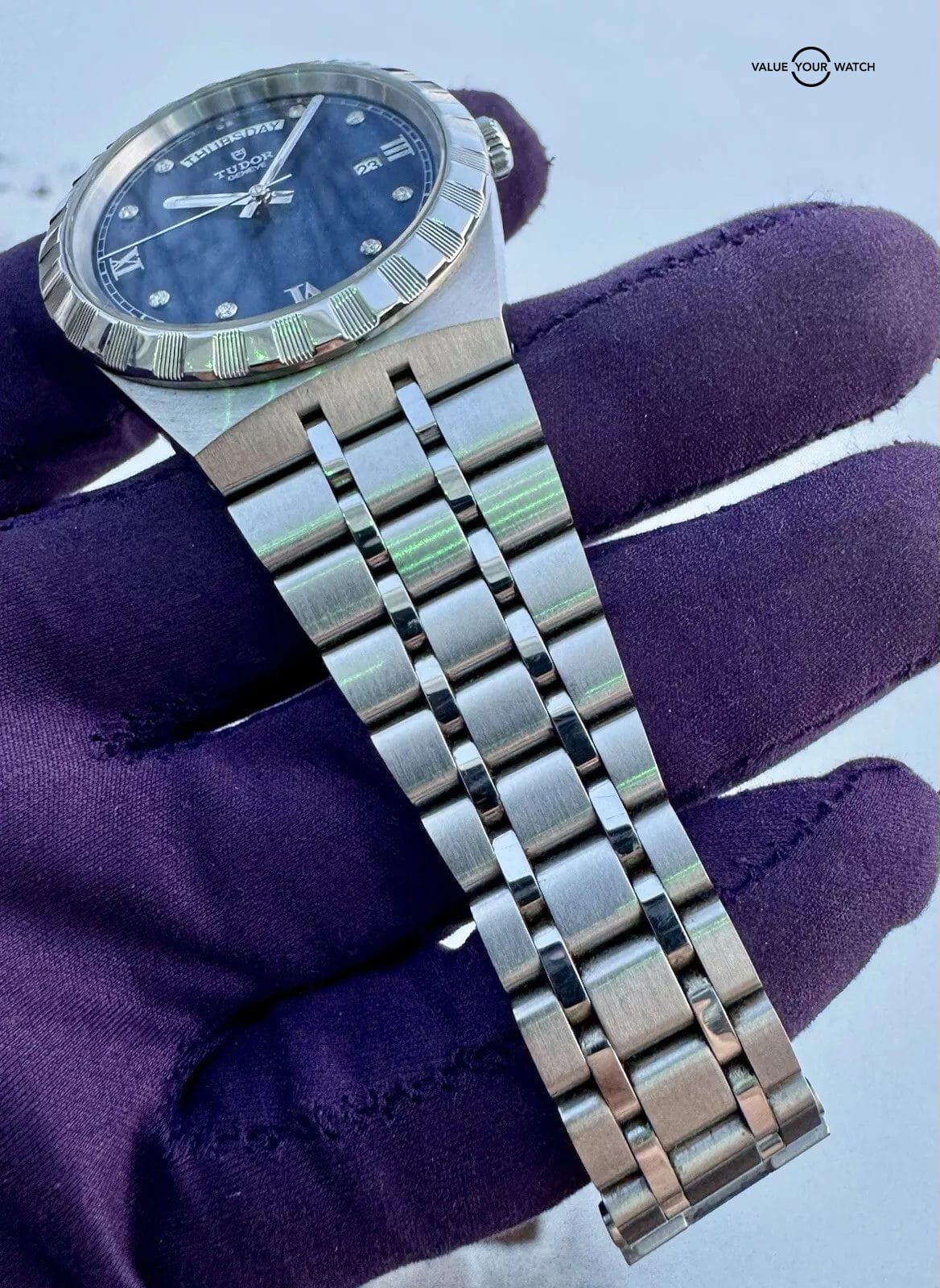 TUDOR Royal Diamond Blue M28600-0006 Full Set - Image 12