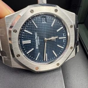 2023 Unpolished Blue DialAudemars Piguet Royal Oak Jumbo 39mm 16202ST Box Papers