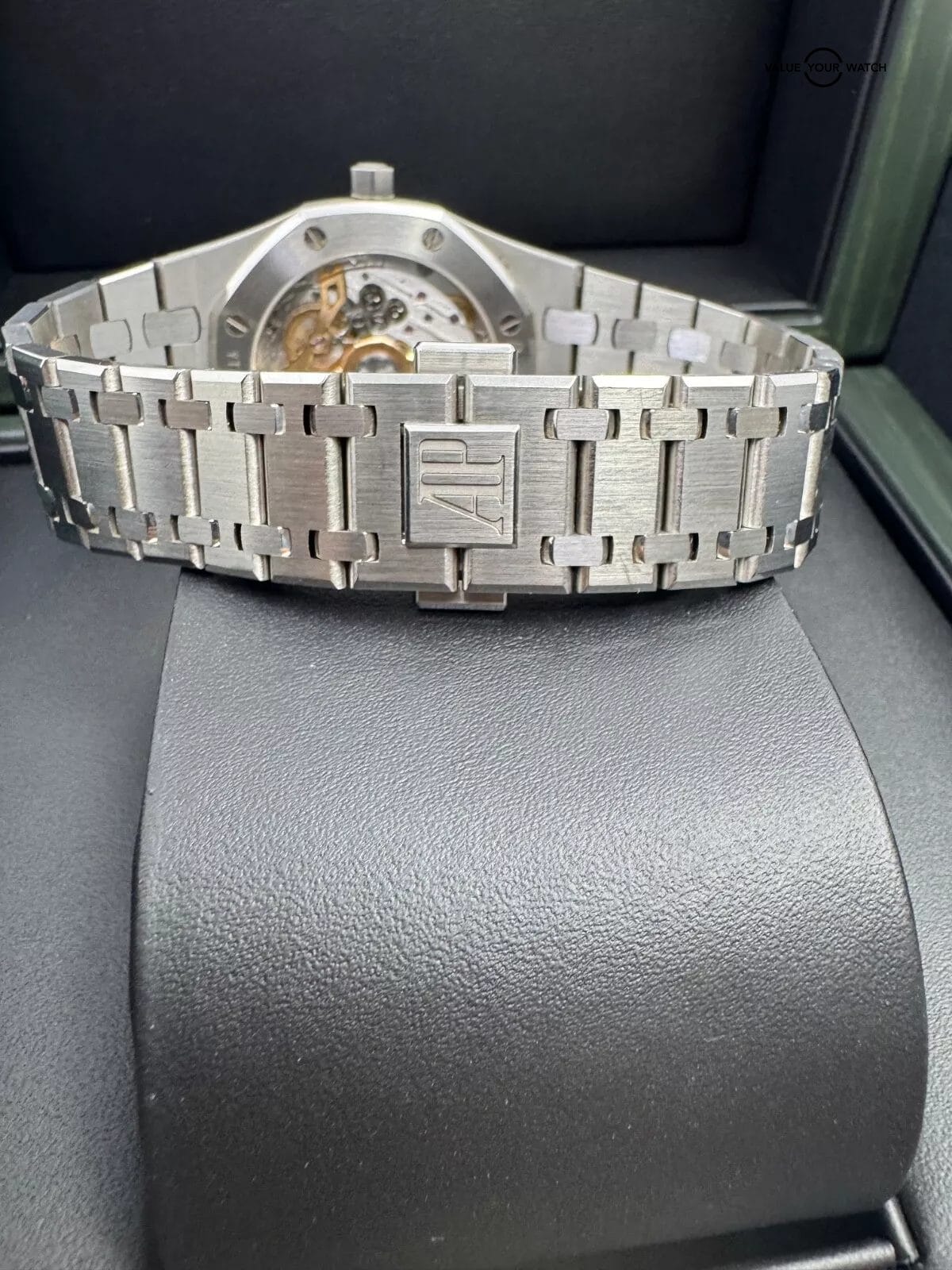 2023 Unpolished Blue DialAudemars Piguet Royal Oak Jumbo 39mm 16202ST Box Papers - Image 6