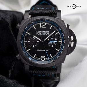 2023 Panerai Luminor Chrono Carbotech 44mm PAM01219 Box & Papers Excellent Cond