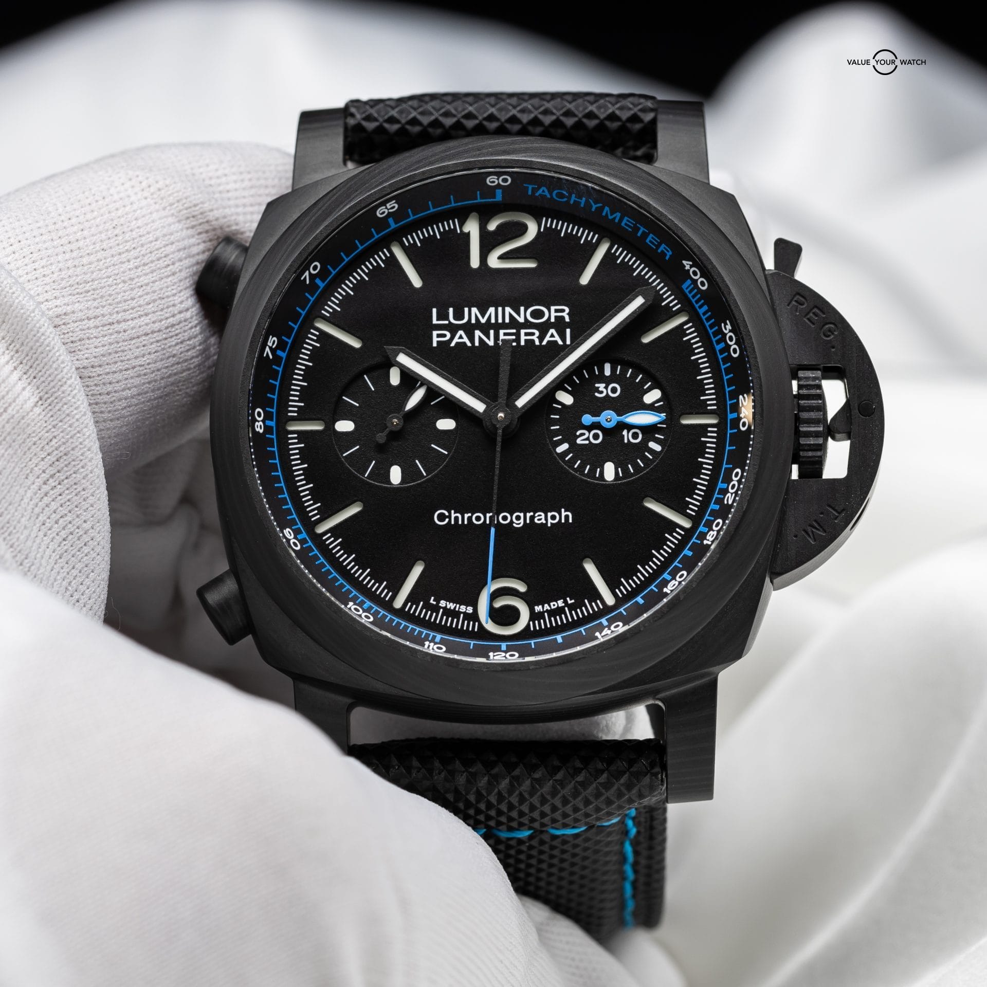 2023 Panerai Luminor Chrono Carbotech 44mm PAM01219 Box & Papers Excellent Cond - Image 5